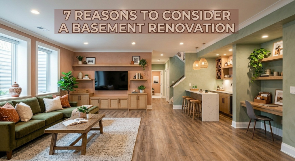 7 Reasons to Consider a Basement Renovation: