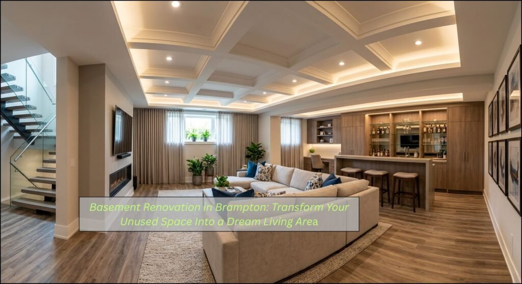 Basement Renovation -Transform Your Unused Space Into a Dream Living Area